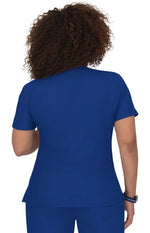 koi koi Lite Philosophy Women's 3-Pocket Mock-Wrap Scrub Top