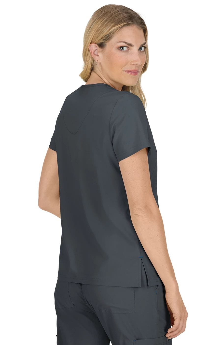 Adidas koi Basics Becca Women's 4-Pocket Stretch Scrub Top