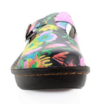 Sanosan Bella Comfort Slip-On Clogs in Sunflower Print