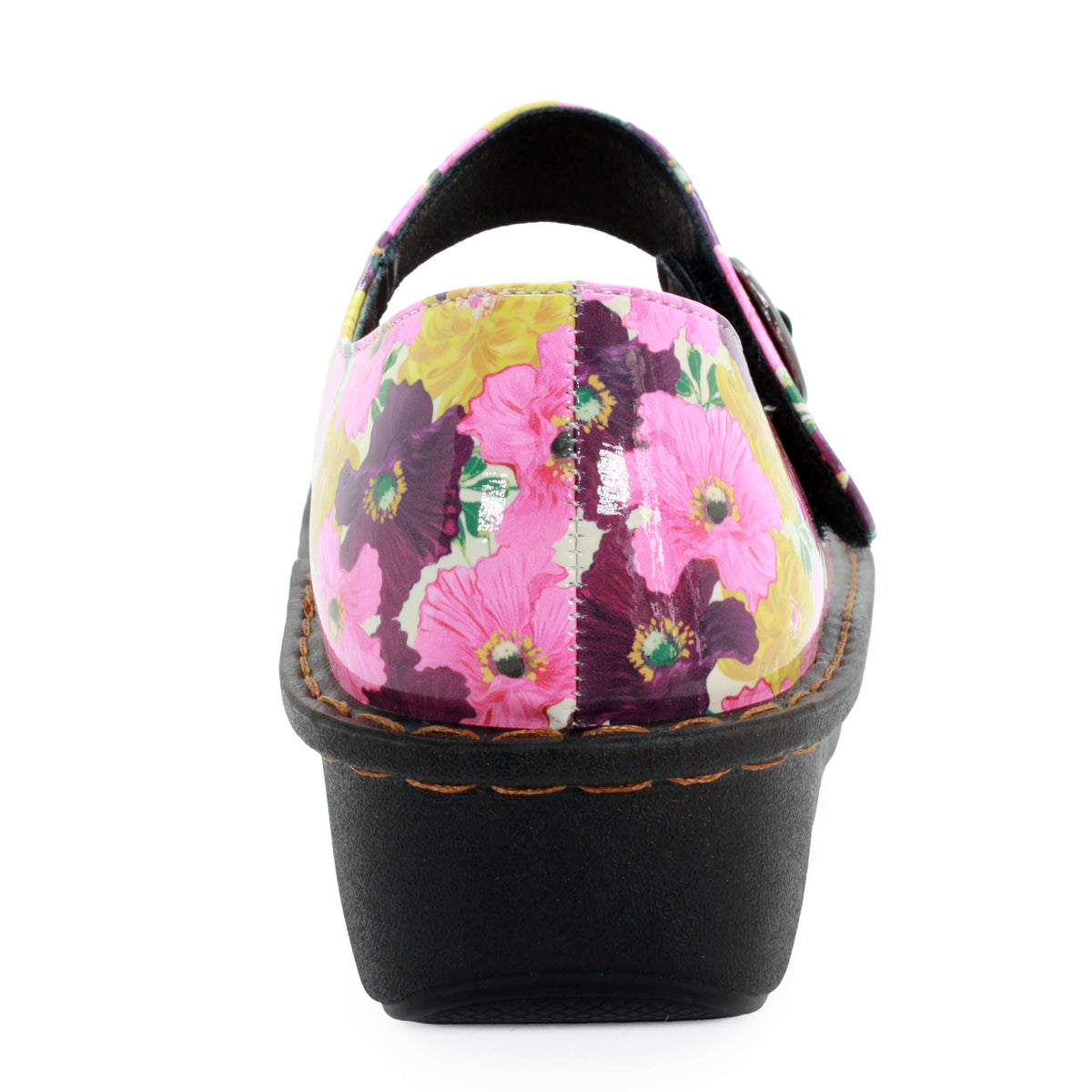 Sanosan Julia Comfort Mary-Jane Clogs in Bouquet Print