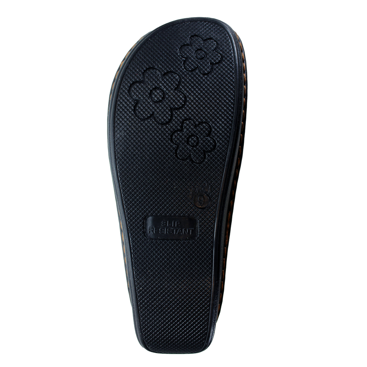 Sanosan Maria Comfort Slip-On Clogs in Black Crinkle Patent
