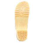 KLÄGN KLÄGN Tuva Wood Open Back Grip Caramel Veg Tan Leather Clogs