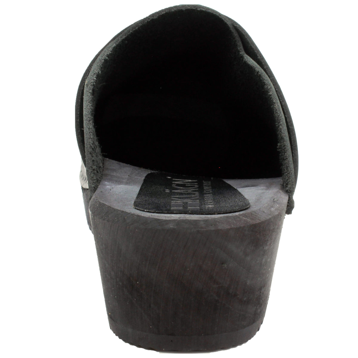 KLÄGN KLÄGN Men's Axel Leather Open Back Wooden Clogs