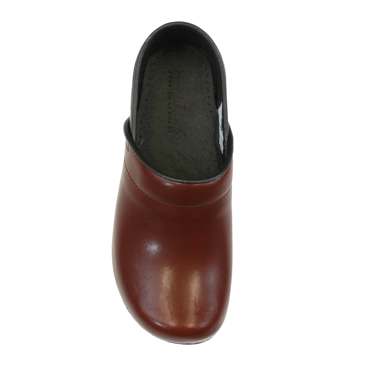 KLÄGN BJORK Women's Swedish Professional Brown Leather Clogs