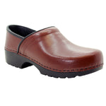 BJORK 657001-3-40 BJORK Men's Swedish Professional Leather Clogs Brown / EU-40