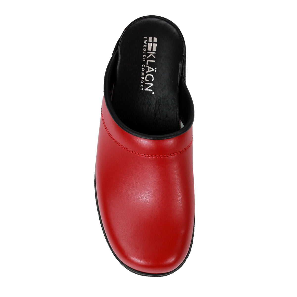 BJORK BJORK Flex Pro Open Back Red Leather Clogs