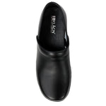 BJORK BJORK Flex Pro Closed Back Black Leather Clogs