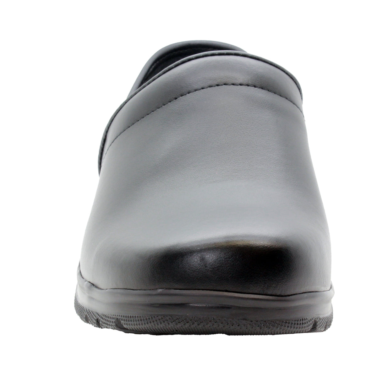 BJORK BJORK Men's Flex Pro Closed Back Black Leather Clogs