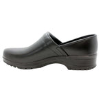 BJORK BJORK Men's Flex Pro Closed Back Black Leather Clogs