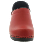 BJORK BJORK PRO ELLA Red Leather Clogs