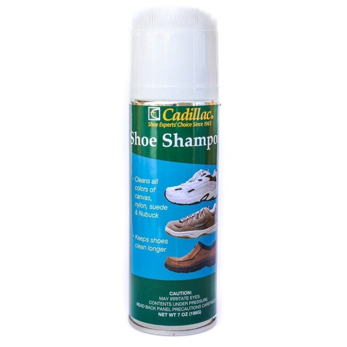 Cadillac cad-shoe-shampoo Cadillac Shoe Shampoo with Brush Cap - 7 Ounces