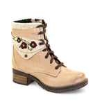 Dromedaris Kara Leather & Burel Wool Boot