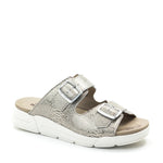 Dromedaris Terry Slip-On Leather Sandal
