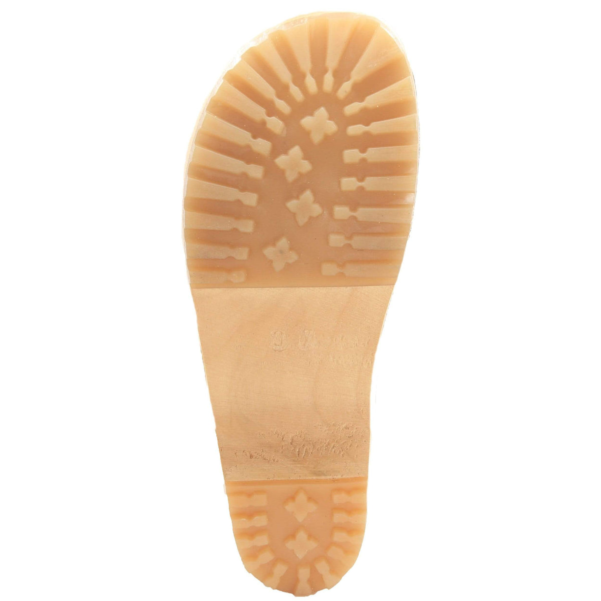 BJORK BJORK Safari Wood Open Back Leopard Clogs