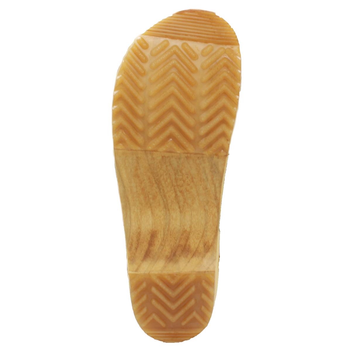 BJORK BJORK Maja Wood Open Back in Berry Nubuck Leather - CLOSEOUT