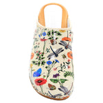 BJORK BJORK Dahlia Wood Open Back Leather Clogs