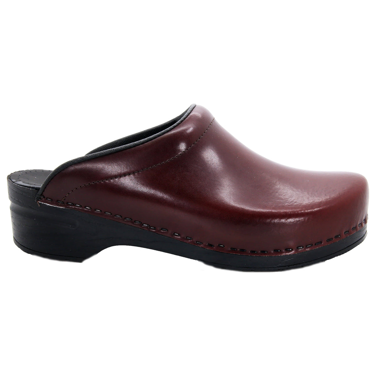 BJORK BJORK Men's STEIN Open Back Cabrio Leather Clogs