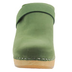 BJORK BJORK TIA Wooden Clogs in Oiled Leather