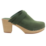 BJORK BJORK TIA Wooden Clogs in Oiled Leather