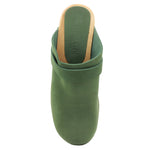 BJORK BJORK TIA Wooden Clogs in Oiled Leather