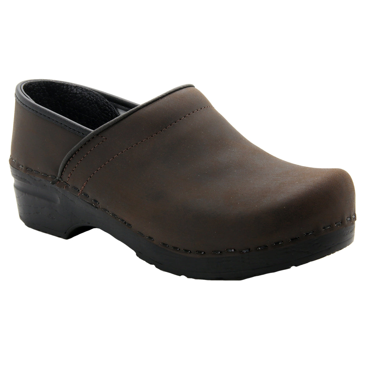 BJORK 757206-78-36 BJORK PROFESSIONAL LEAH Oiled Leather Clogs Brown / EU-36