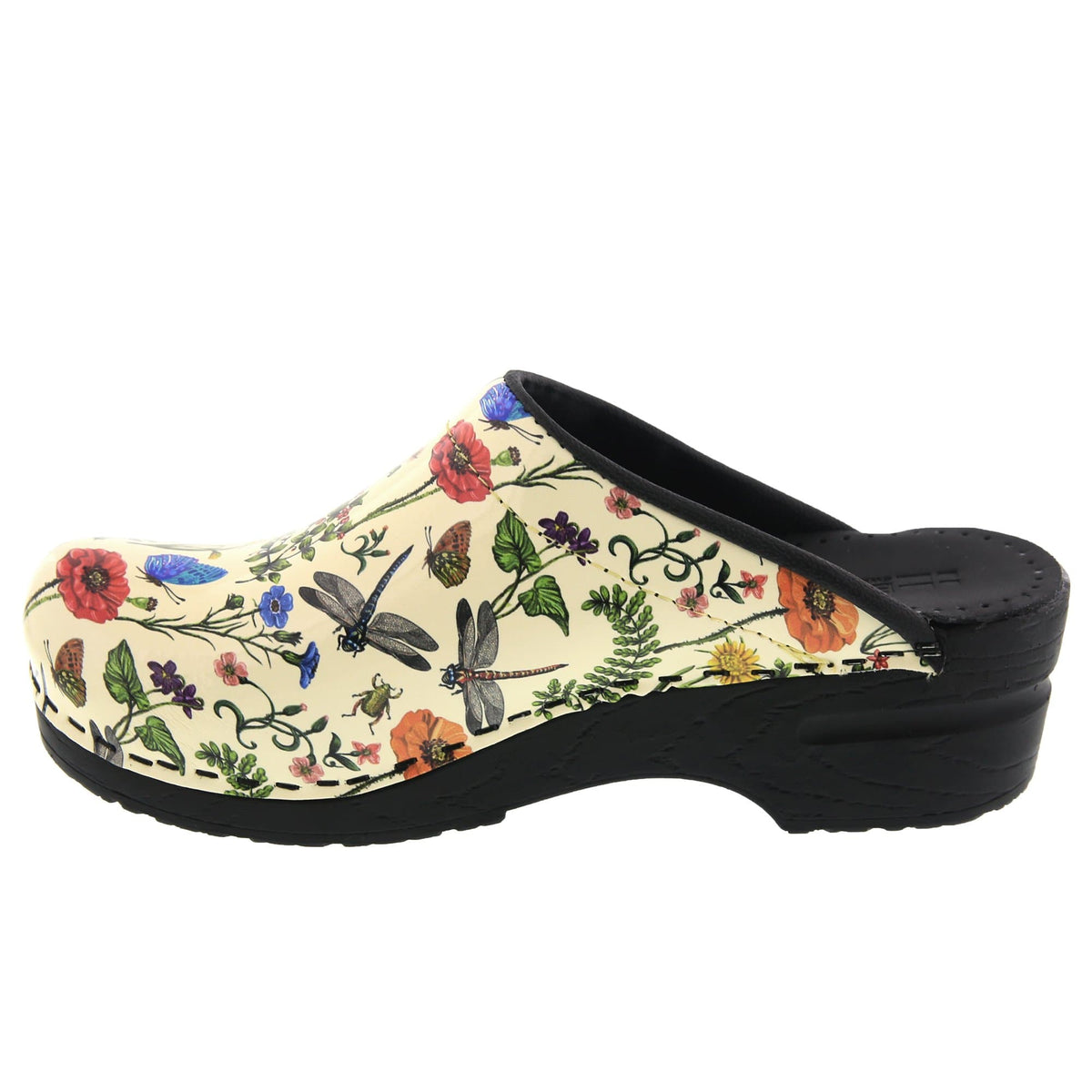 BJORK BJORK Dahlia Open Back Leather Clogs