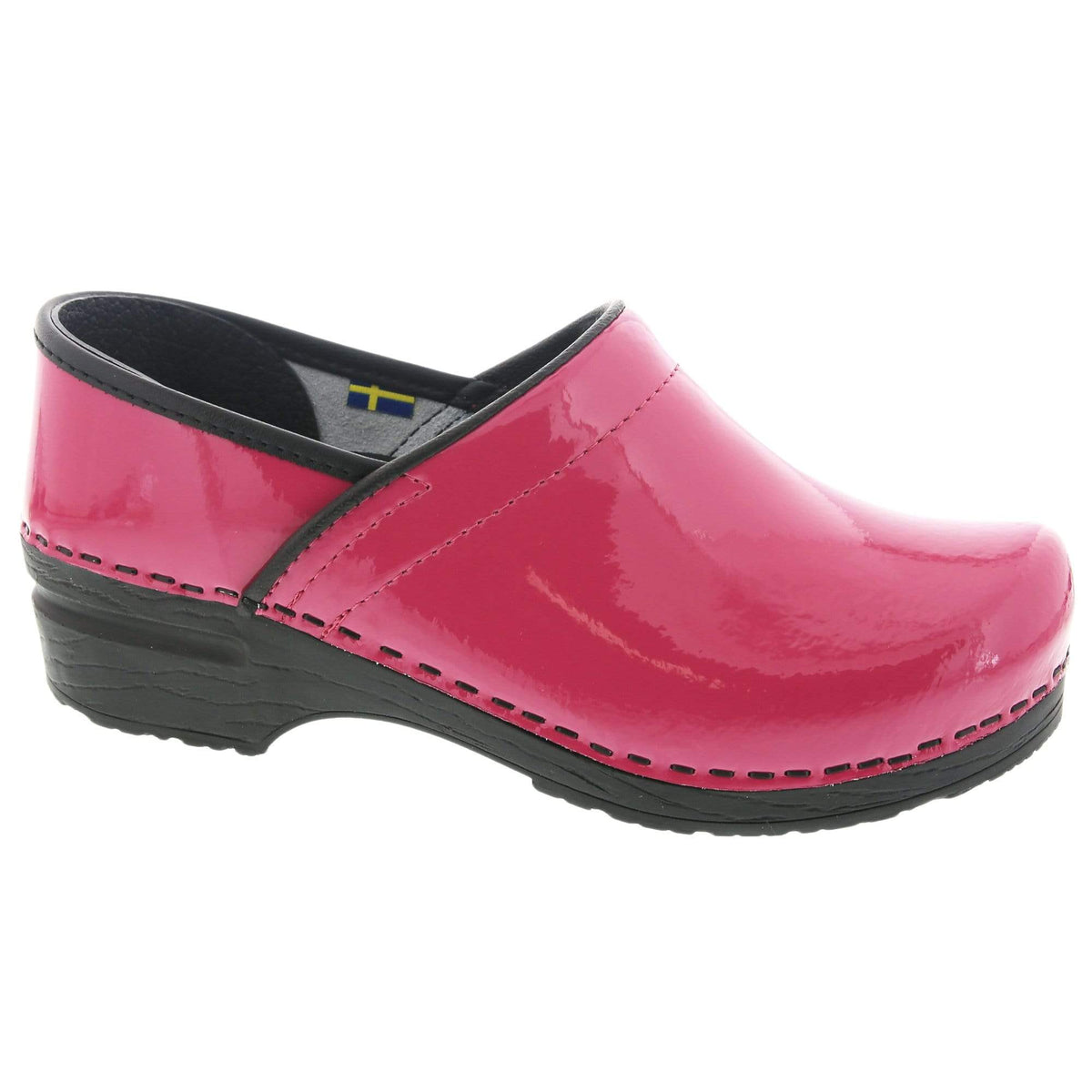 BJORK 757406-79-36 BJORK PRO ELSA Patent Leather Clogs Fuchsia / EU-36