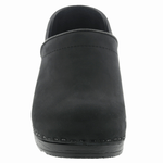 BJORK BJORK PRO LIAM Men's Black Oiled Leather Clogs