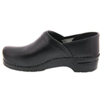 BJORK BJORK PROFESSIONAL Men's Black Cabrio Leather Clogs
