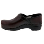 BJORK BJORK PROFESSIONAL Men's Bordeaux Cabrio Leather Clogs