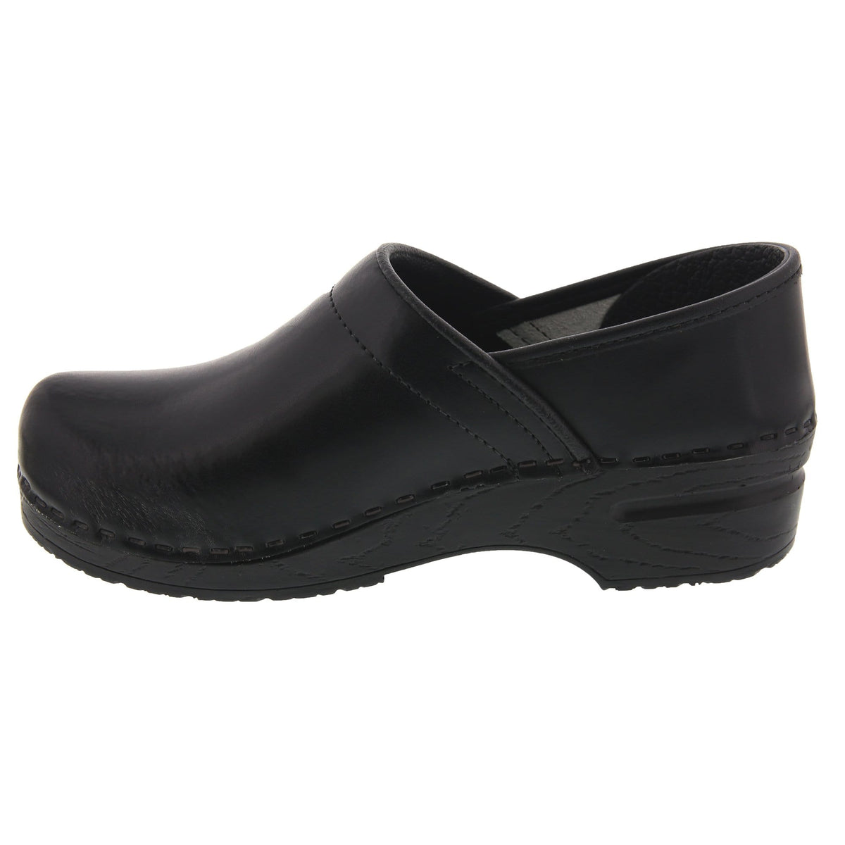 BJORK BJORK PROFESSIONAL Women's Black Cabrio Leather Clogs