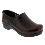 BJORK 757806-47-36 BJORK PROFESSIONAL Women's Cabrio Leather Clogs Bordeaux / EU-36