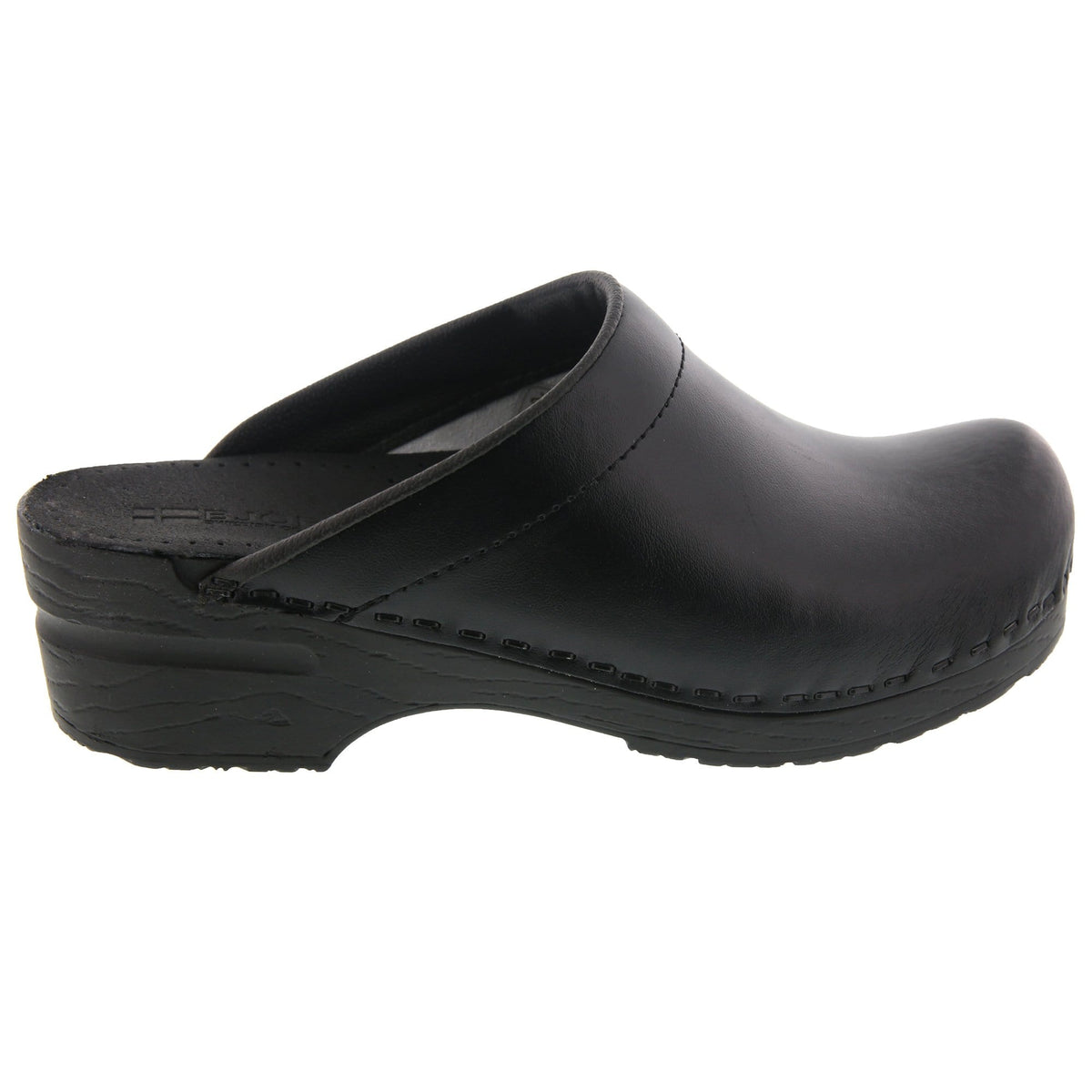 BJORK BJORK STELLA Open Back Cabrio Leather Clogs