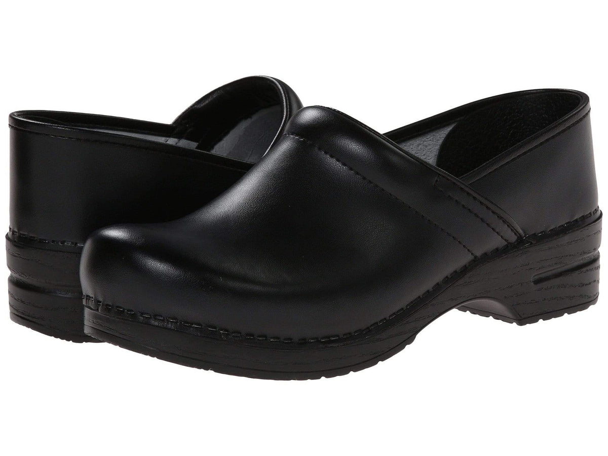 Dansko DANSKO Men's Professional Black Box Leather Clogs