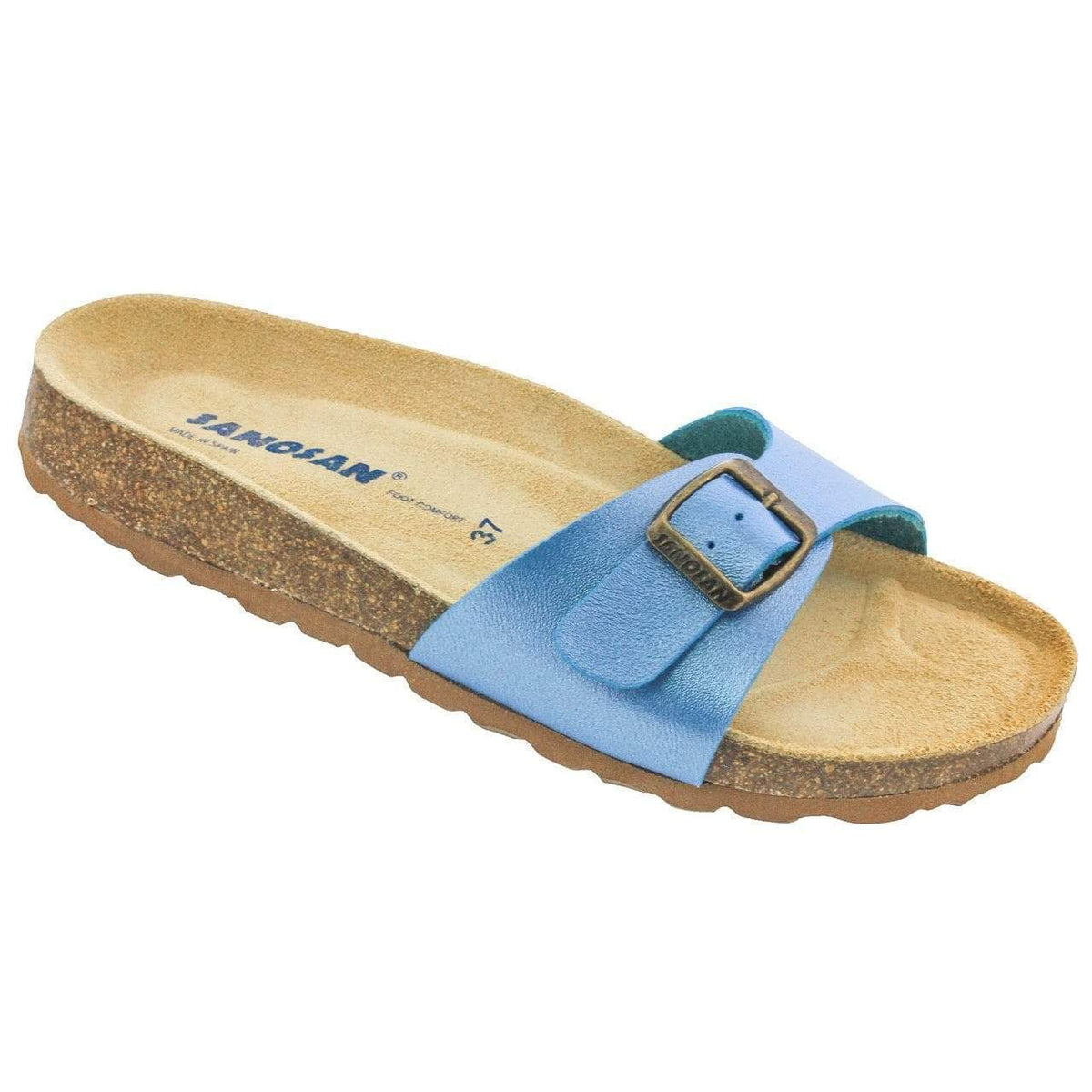 Sanosan 510740-36453-36 Malaga Sanoflor Metallic - Comfort Plus Blue / EU-36