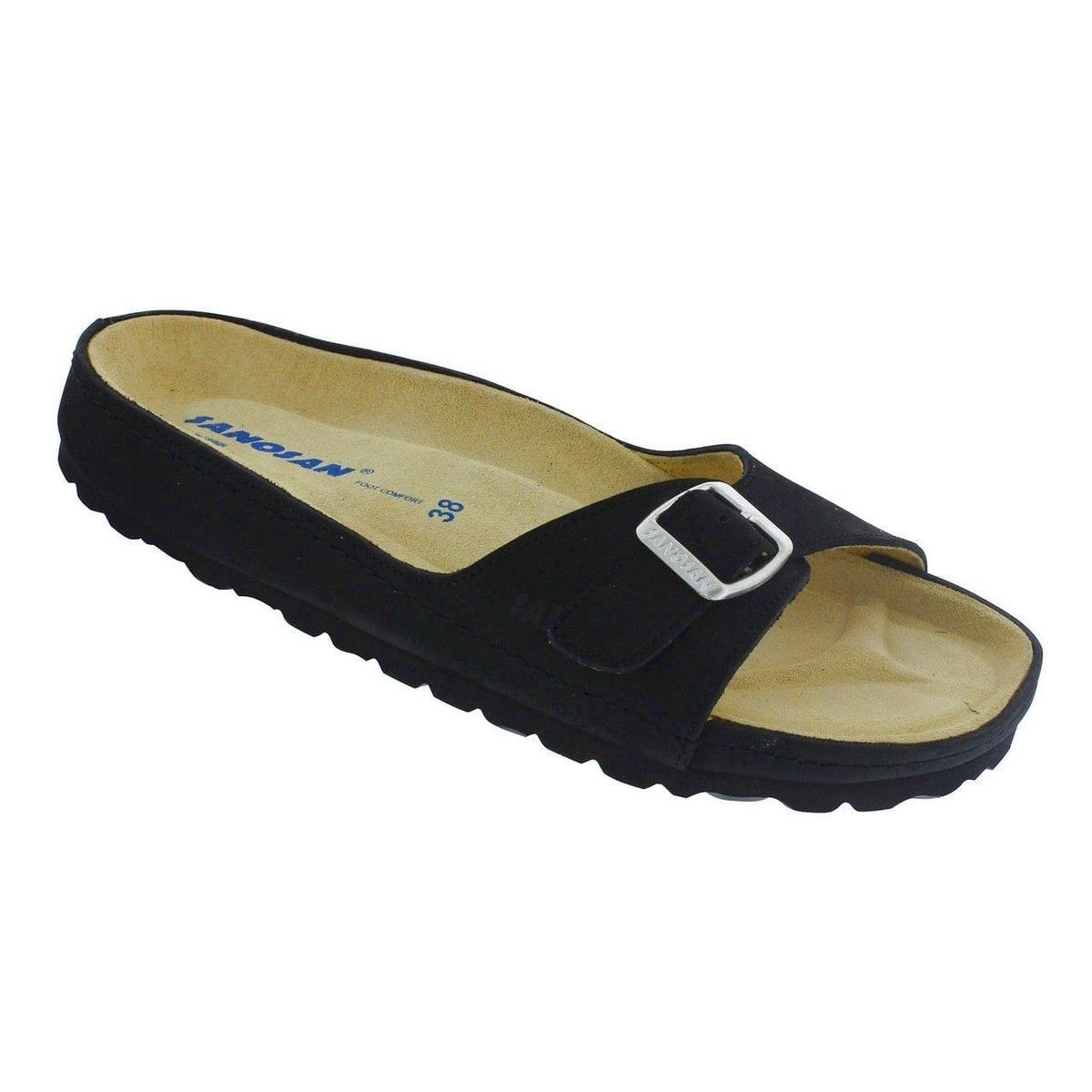 Sanosan 518723-9601-36 Miami Nubuck - Comfort Plus Black / EU-36