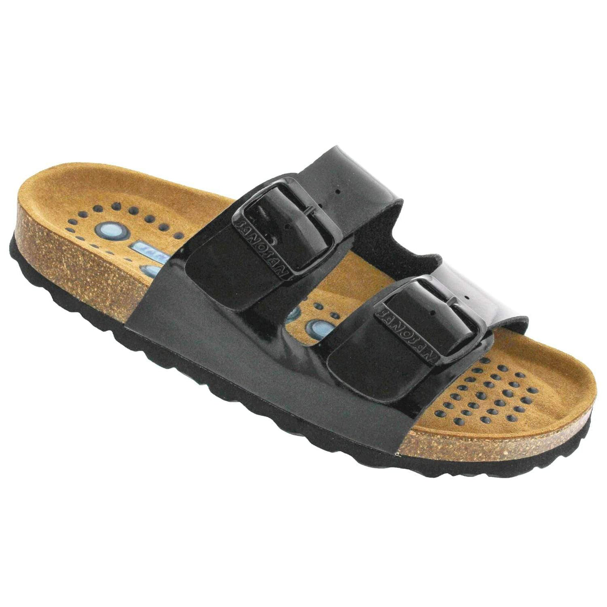 Sanosan 520747-60011-36 Sanosan Aston Patent Leather - Sietelunas Comfort Black / EU-36