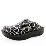 Sanosan Bella Comfort Slip-On Clogs in Zen Circles