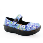 Sanosan Julia Comfort Mary-Jane Clogs in Orchid Grass