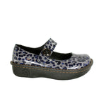 Sanosan Julia Comfort Mary-Jane Clogs in Black Leopard patent