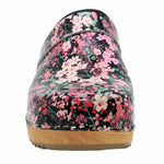 BJORK BJORK Maja Wood Josse Printed Leather Clogs