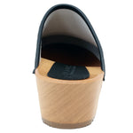 BJORK BJORK Maja Wood Hope Ribbons Printed Leather Clogs