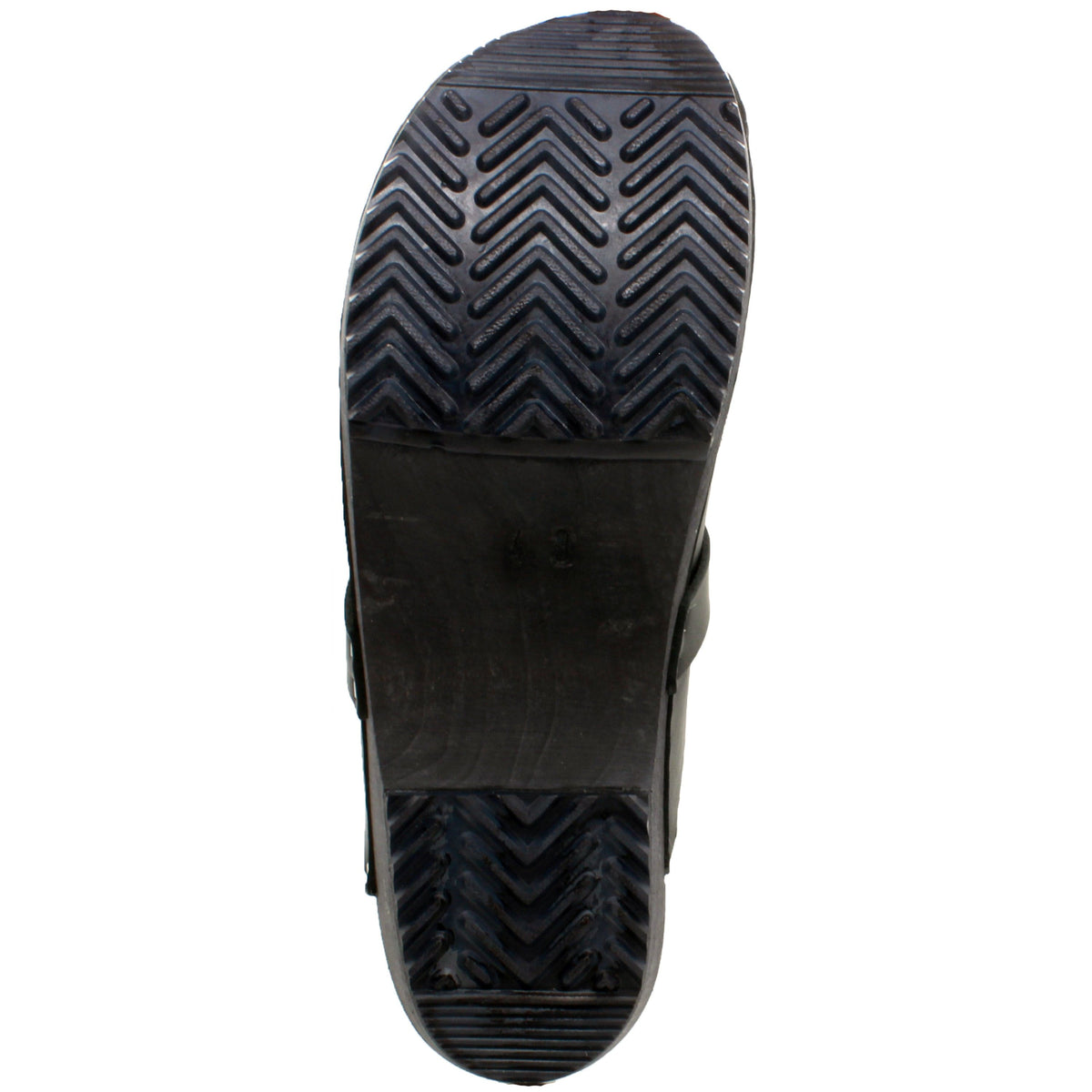 KLÄGN KLÄGN Men's Axel Leather Open Back Wooden Clogs