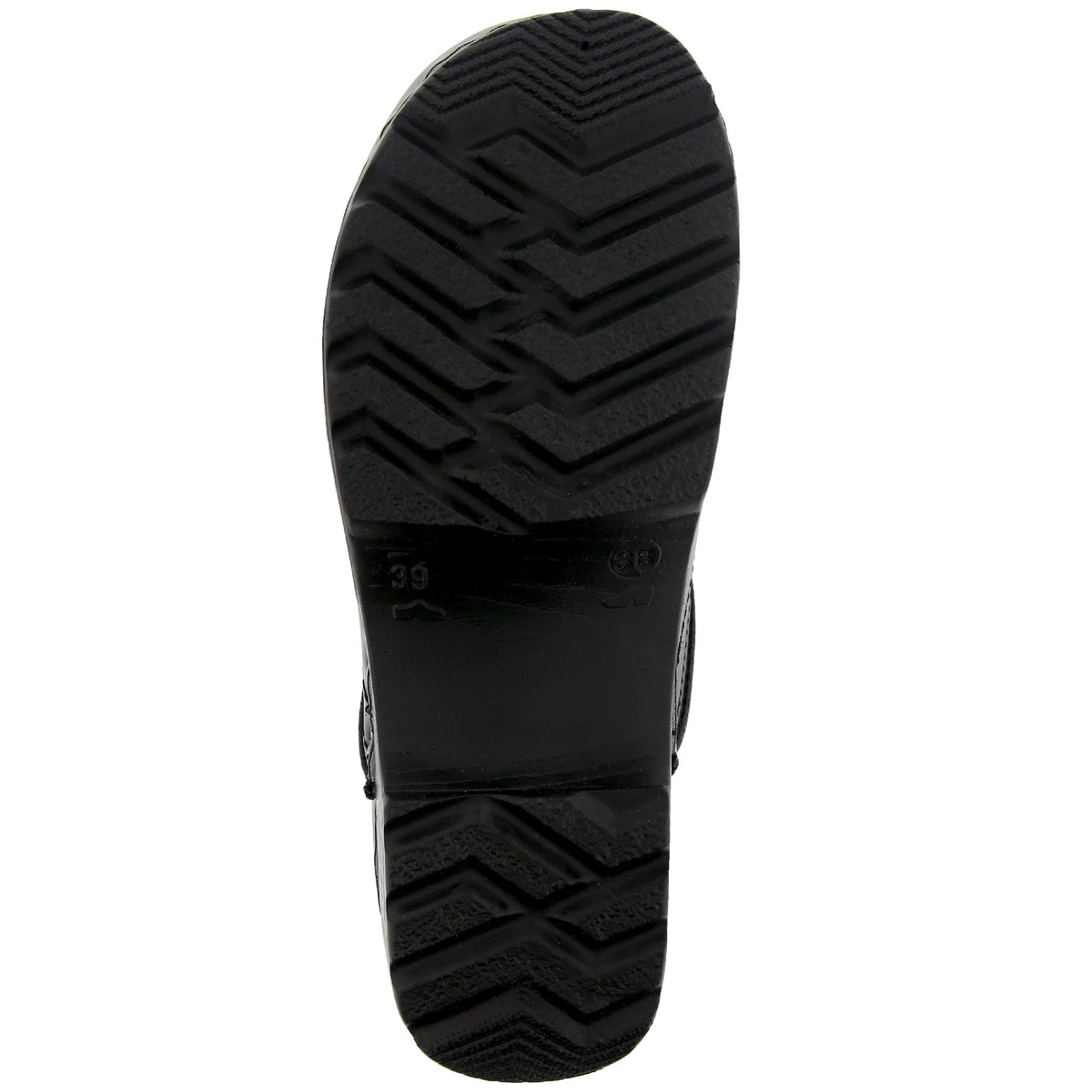 BJORK BJORK Women's Swedish Professional Black Leather Clogs