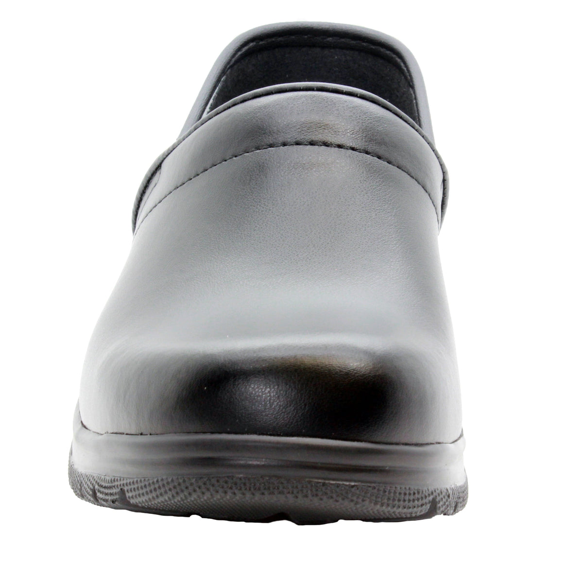 BJORK BJORK Flex Pro Closed Back Black Leather Clogs