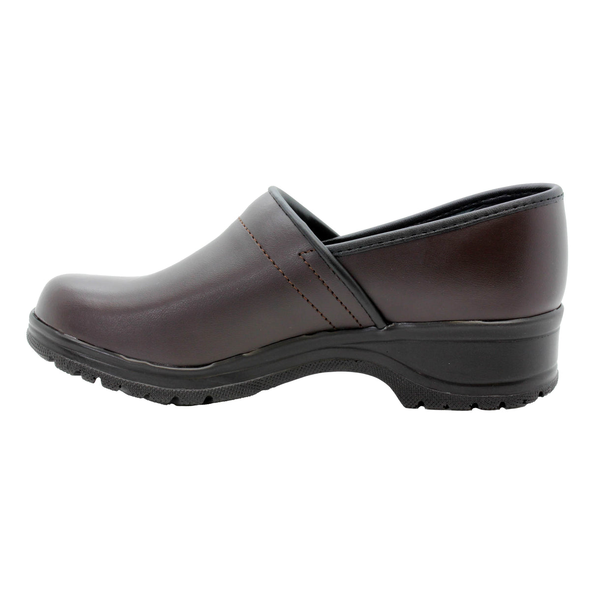 BJORK BJORK Flex Pro Closed Back Brown Leather Clogs