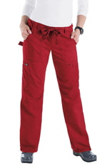 koi koi Classics Lindsey Women's 7-Pocket Cargo Scrub Pants Ruby / XXS / Regular