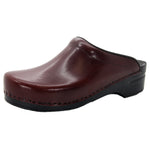 BJORK BJORK Men's STEIN Open Back Cabrio Leather Clogs