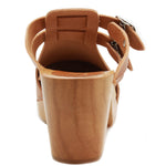 KLÄGN KLÄGN Brigetta Mid-heel Fashion Leather Wooden Clogs