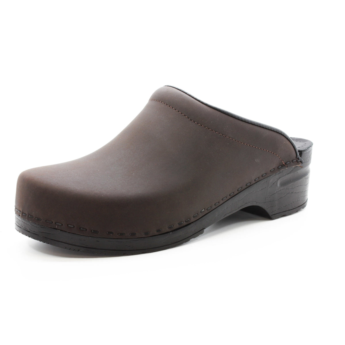 BJORK BJORK Men's SAM OPEN BACK Oiled Leather Clogs